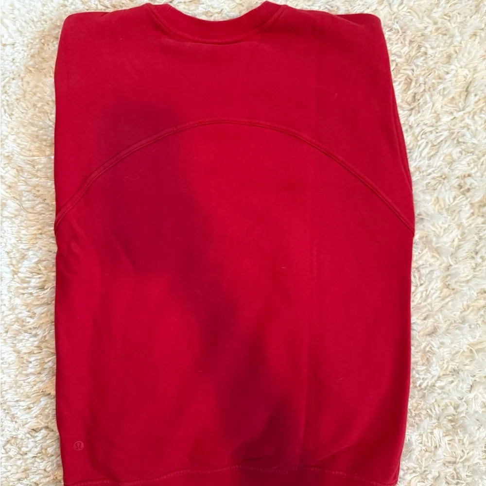Women’s LuluLemon Crewneck Sweatshirt - Cherry Red - Picture 4 of 5